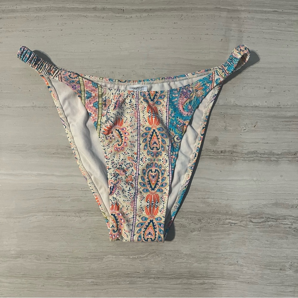 Wild Fable Women's XL Swim Bikini Bottom High Leg Cheeky Low Rise